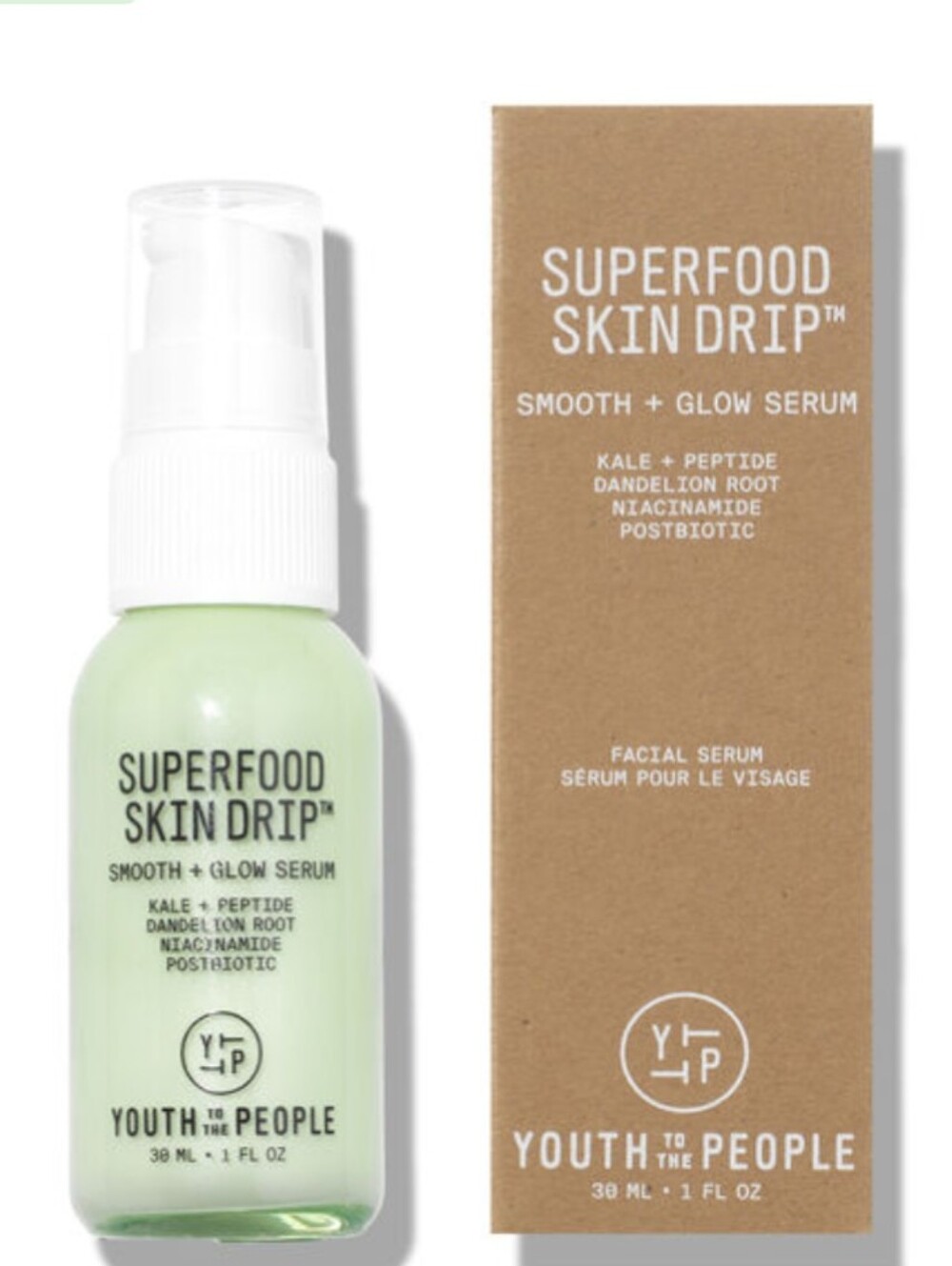 Youth To The People KALE SUPERFOOD SKIN DRIP SMOOTH + GLOW SERUM 1oz. NWT